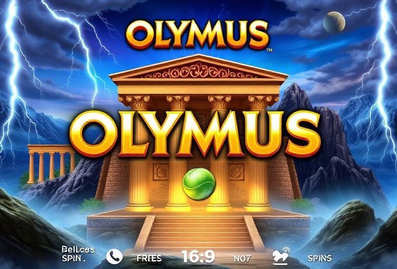 Olympus slot preview — Greek gods, columns, gold